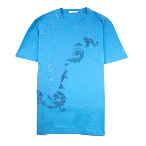 versace turquoise mens shirt 2014 v300151|VERSACE .